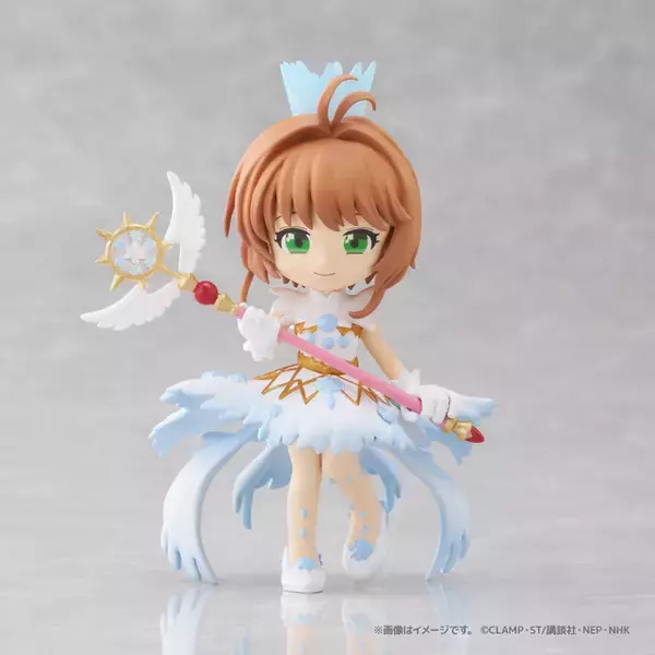 「「CCさくら」クリアカード編のデフォルメフィギュアが登場！きれいめからラブリーまでいろんなさくらが楽しめる♪」の画像