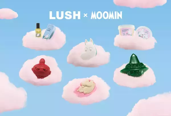 「ムーミン、リトルミイ、スナフキンと優しいバスタイムを♪ 「LUSH」コラボのバスボムやせっけんが新登場【7月20日より先行発売】」の画像