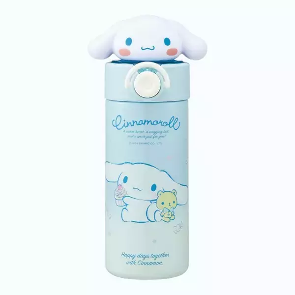 シナモン、クロミの立体マスコットが可愛い♪ 「サンリオ」キャラが付いたストローボトル新登場