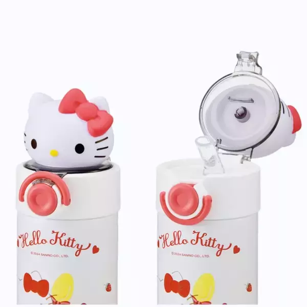 「シナモン、クロミの立体マスコットが可愛い♪ 「サンリオ」キャラが付いたストローボトル新登場」の画像