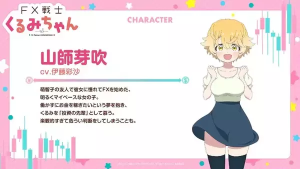 「「FX戦士くるみちゃん」10月放送！ 鈴木愛奈歌うED主題歌を初公開 追加キャストは瀬戸麻沙美、伊藤彩沙、岡咲美保」の画像