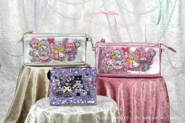 「サンリオ」キティやキキララの“ゆめかわ”爆発♪ 刺繍表現が贅沢なアイテムが松屋銀座で先行販売