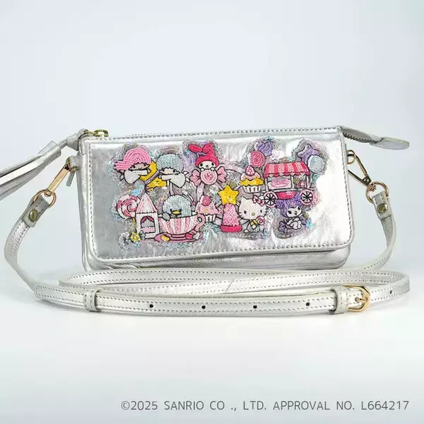 「「サンリオ」キティやキキララの“ゆめかわ”爆発♪ 刺繍表現が贅沢なアイテムが松屋銀座で先行販売」の画像