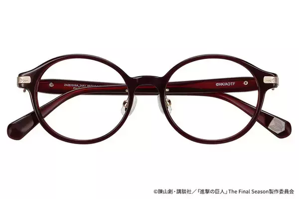 「「進撃の巨人」エレン、リヴァイ、ジャン、ハンジをイメージ！「Zoff」初コラボのアイウェアコレクション登場“眼球を捧げよ！”」の画像