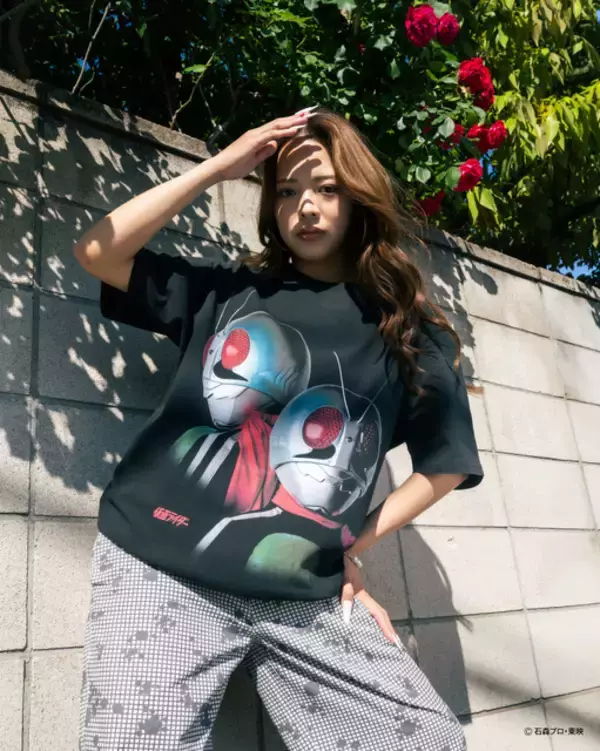 「仮面ライダー」昭和・平成・令和ライダー大集合！全42種のTシャツが登場☆ 1号＆2号が並び立つデザインも◎
