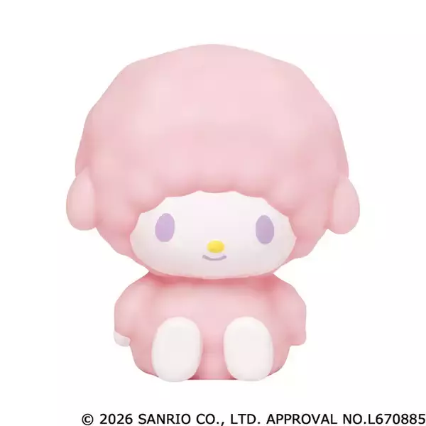 「ゆめかわパステルカラーがメロい♪ マイメロディ、クロミ、マイスウィートピアノがふんわり光るマスコットライトに」の画像