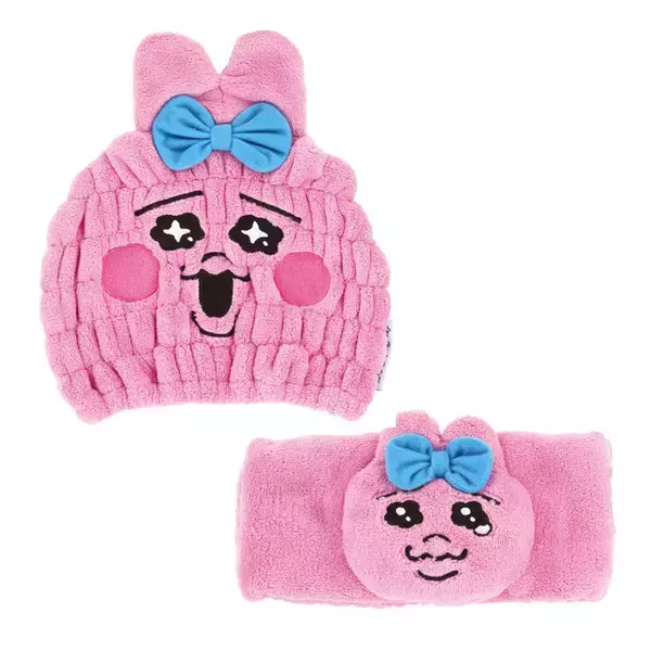「おぱんちゅうさぎ」吸水速乾タオルキャップ＆ヘアターバン登場！耳とリボンまで立体的に再現したキュート仕様