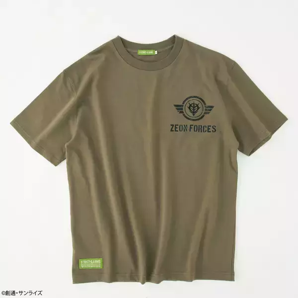 「「ガンダム」「ガンダムZZ」Tシャツ4種登場！ 「ZEON FORCES」やシャアのパーソナルマークなど【STRICT-G.ARMS新作】」の画像