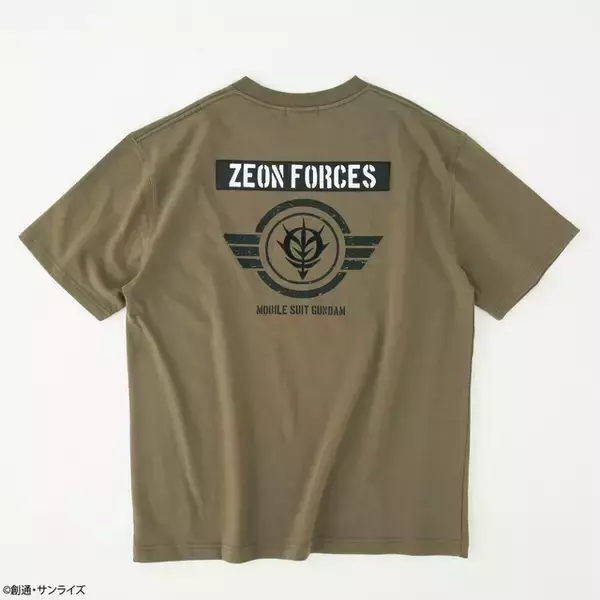 「「ガンダム」「ガンダムZZ」Tシャツ4種登場！ 「ZEON FORCES」やシャアのパーソナルマークなど【STRICT-G.ARMS新作】」の画像