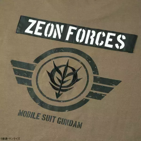 「「ガンダム」「ガンダムZZ」Tシャツ4種登場！ 「ZEON FORCES」やシャアのパーソナルマークなど【STRICT-G.ARMS新作】」の画像