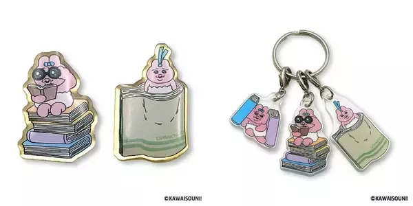 「「おぱんちゅうさぎ」が本に挟まれたり、しおりにされたり… “書店限定”グッズ登場♪ ポップアップストアも」の画像