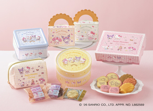 キティ、シナモンたちの限定パケが春爛漫～♪ 「コージーコーナー」コラボでホワイトデーの焼菓子ギフト登場