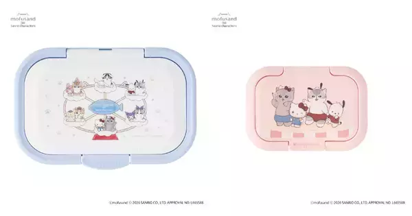 「「mofusand ×サンリオ」“遊園地へおでかけ”がテーマ♪淡いパステルカラーのコラボ第3弾アイテムが登場」の画像