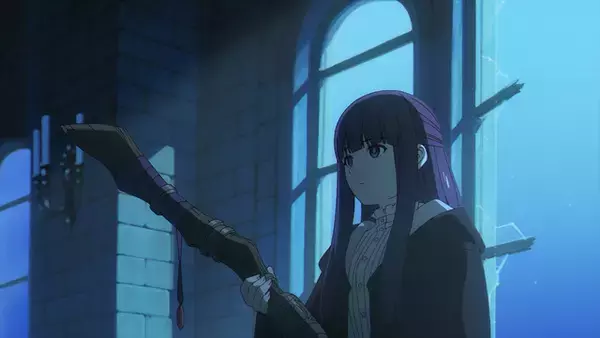 「秋アニメ「葬送のフリーレン」魔法を放とうとしたフリーレンは牢へ!? アウラの配下に命を狙われて… 第8話先行カット」の画像