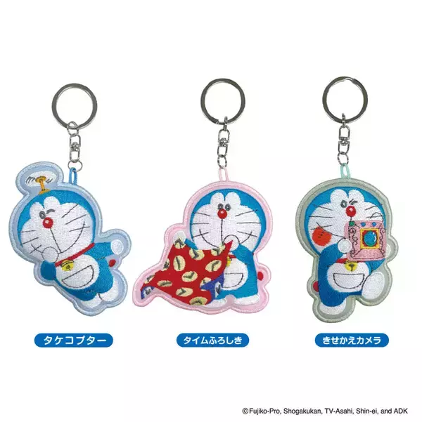 「ドラえもんが、どら焼きと一緒で幸せそう♪ タケコプターなどひみつ道具を使う姿もアイテムに」の画像