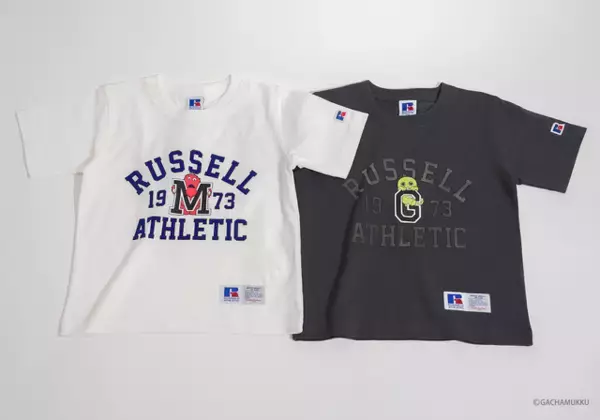 「ガチャピン＆ムックのカレッジ風Tシャツがかわいい♪ リンクコーデもできるアパレルアイテムが新登場」の画像