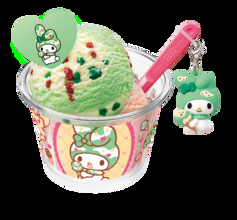 マイメロディ＆クロミがサーティワンとコラボ♡ スプーンチャームやシール帳付きアイスセット登場！