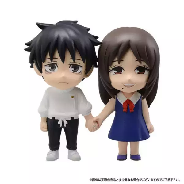 「「劇場版 呪術廻戦 0」特級過呪怨霊・祈本里香がデフォルメフィギュア化！ 乙骨と仲良く手をつないだポーズがキュート」の画像