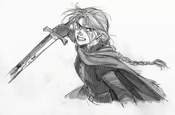 「「果てしなきスカーレット」細田守史上最も激しいアクションシーンに！戦う場面カットお披露目」の画像