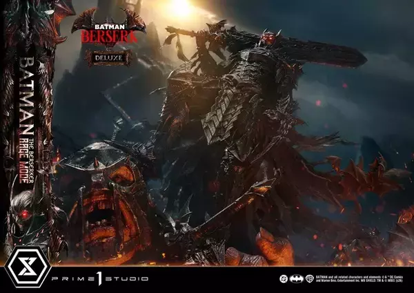 「約36万円の圧倒的存在感！「バットマン・ザ・バーサーカー レイジモード」闇の力で闇を討つ…DC新ヒーローが1/4スケールで立体化！」の画像