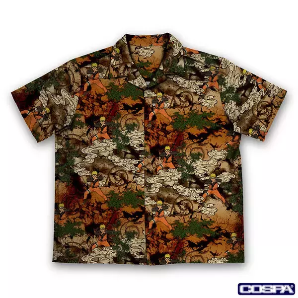 「影分身の術！「NARUTO」ナルト、ナルト、ナルト…な“和風アロハシャツ”登場！接触冷感で夏も快適」の画像