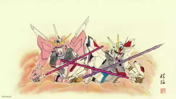 「マイフリ&インジャが巨大ねぶたに!? 「機動戦士ガンダムSEED FREEDOM」青森ねぶた祭へ出展決定！ キラ、ラクス、アスラン、カガリが跳人（ハネト）衣装に身を包んだビジュアル公開」の画像