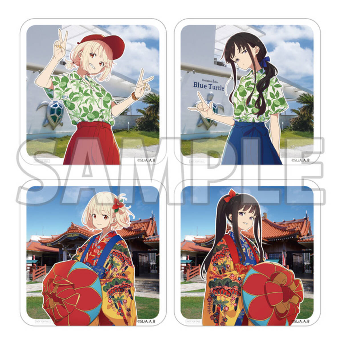 リコリコ」千束＆たきなとリゾート気分♪ かりゆし＆琉装姿もキュート 