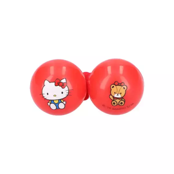 「レトロがたまらん♪「サンリオ」まんまるカラフルなヘアゴム＆キャリーケースがチャームに！ カプセルトイ新商品が登場」の画像