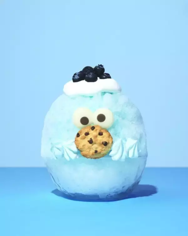 「「セサミストリート」エルモ、クッキーモンスターがかき氷に！夏気分を盛り上げる“レインボー”も新登場☆」の画像