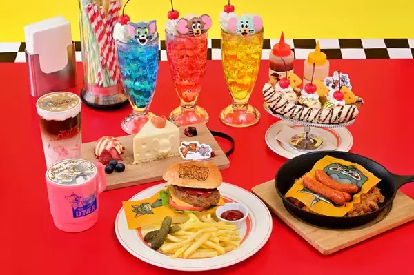 「「トムとジェリー」めんたいこになっちゃった!? 博多ならではのメニューも♪ 「TOM and JERRY DINER」期間限定オープン」の画像