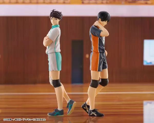 「「ハイキュー!!」“お前の最強の武器で来い 飛雄!!!” 影山＆及川のフィギュアやジャージ着脱可能なマスコットも【タイトーくじ】」の画像