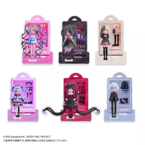 「「ニディガ」超てんちゃん、あめちゃんの立体的なちびキャラがクセになる可愛さ♪ 「JEWELYC! COLLECTION」よりアクリルチャームや缶バッジが発売！」の画像