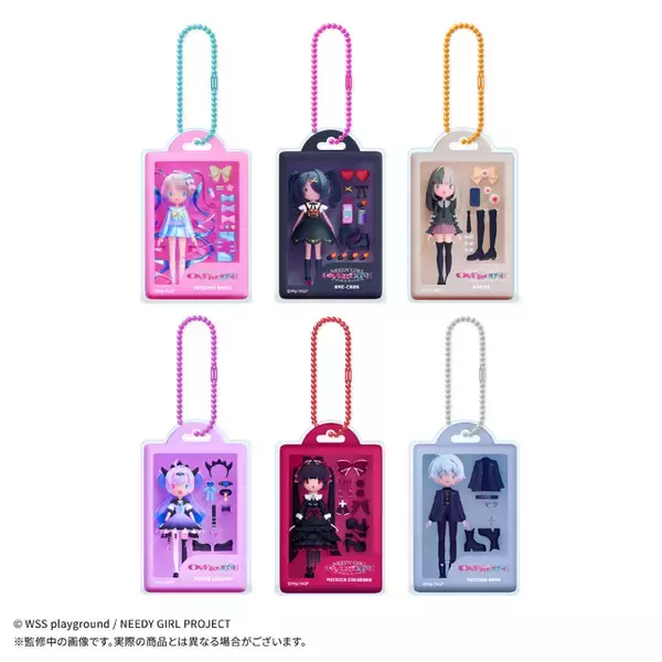 「「ニディガ」超てんちゃん、あめちゃんの立体的なちびキャラがクセになる可愛さ♪ 「JEWELYC! COLLECTION」よりアクリルチャームや缶バッジが発売！」の画像