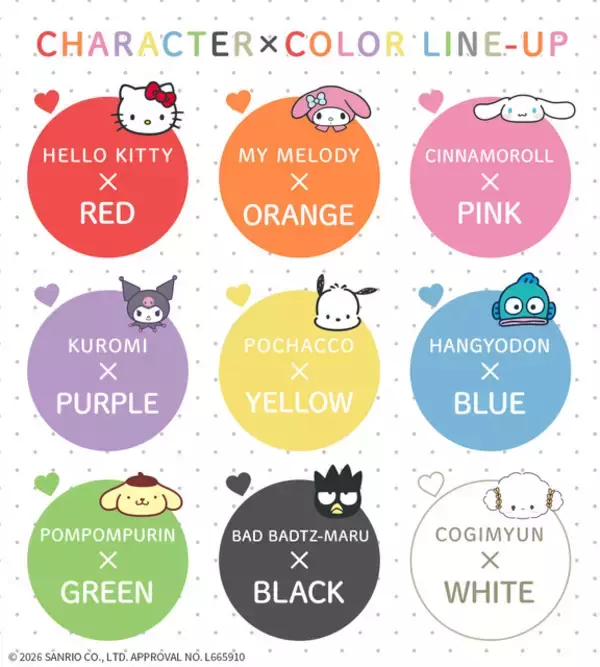 「シナモン、キティ、ポムポムプリン、あなたの好きなキャラを推そう！ 「サンリオ」推し活にもおすすめなカラフルTシャツ＆トートバッグを発売」の画像