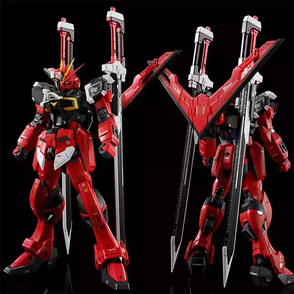 「“対艦刀はこっちにもあるわ！”「RG 1/144 ソードインパルスガンダムSpecII」がプレバンで販売中！ 本体の真紅のカラーリングを成形色で再現」の画像
