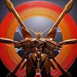 「“見よ、東方は赤く燃えている！”「METAL BUILD ゴッドガンダム（明鏡止水）」が登場！ 明鏡止水発動時をイメージした金色のカラーリングで立体化」の画像1