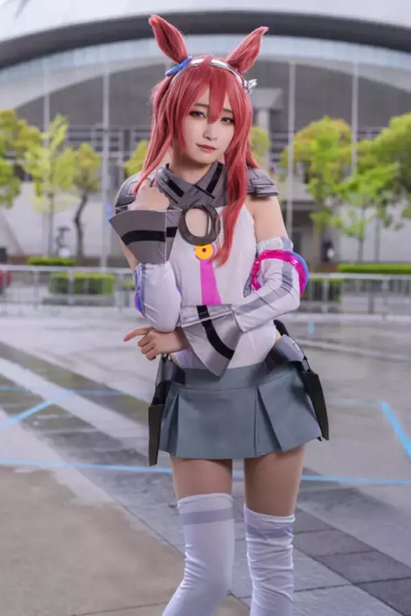 「【コスプレ】ターゲットは「三冠獲得」人気レイヤーあぐりがミホノブルボンで可愛く出馬！【写真8枚】」の画像