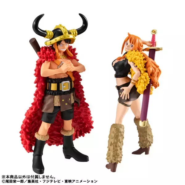 「ワンピース」ルフィ＆ナミがエルバフ編の姿でフィギュア化！ パッケージのまま飾れる新シリーズ登場
