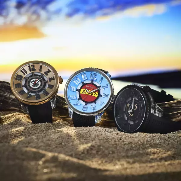 「「ワンピース」ルフィの胸の傷、ゾロの和道一文字、サンジの眉毛…“麦わらの一味”をギュッと凝縮♪ Tendenceのコラボウォッチ登場」の画像