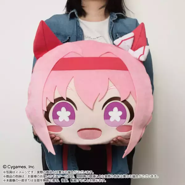 「「ウマ娘」ゴールドシップ、ハルウララ、ライスシャワーのおっきな顔がぬいぐるみに♪ 抱きしめるのにぴったりなサイズ感が魅力」の画像