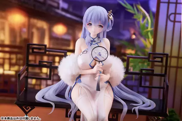 「アズールレーン」ロドニー、“完璧な佳人”を忠実にフィギュア化！ 豊満なバスト、チャイナドレスから覗く太ももに目が釘づけ