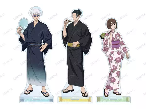 「「呪術廻戦」高専時代の五条悟と夏油傑、家入硝子が浴衣姿で登場！「浅草花やしき」コラボイベント開催」の画像