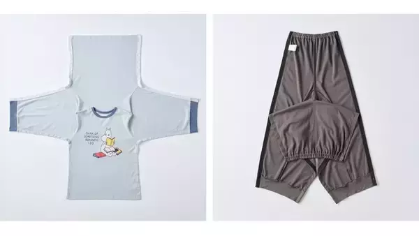 「「ムーミン」がインクルーシブなウェアと初コラボ！ムーミンとリトルミイの楽しげな様子をデザイン♪」の画像