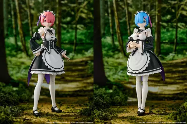 「リゼロ」レム＆ラムの水着姿も堪能…！“見下し顔”や“鬼化顔”など表情パーツ豊富にフィギュア化【KADOKAWA PLASTIC MODEL SERIES】