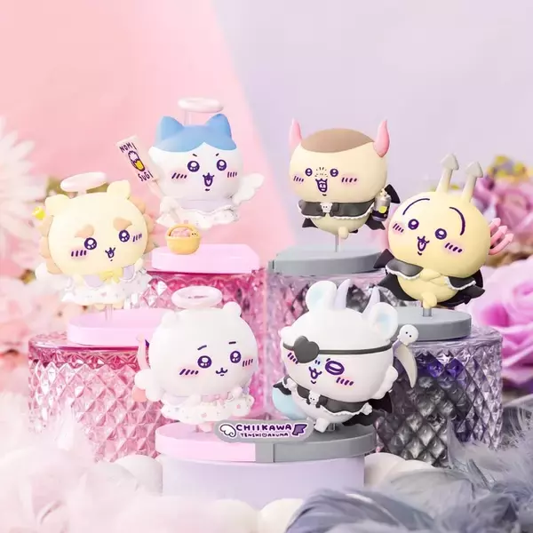 「ちいかわ、ハチワレ、うさぎが二日酔い!? 天使と悪魔のギュンかわフィギュアや赤ちゃん姿の箸置きも☆新グッズが登場！」の画像