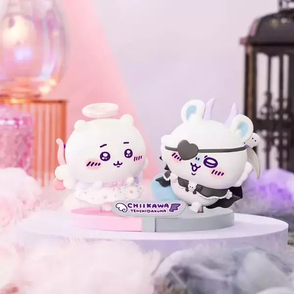「ちいかわ、ハチワレ、うさぎが二日酔い!? 天使と悪魔のギュンかわフィギュアや赤ちゃん姿の箸置きも☆新グッズが登場！」の画像