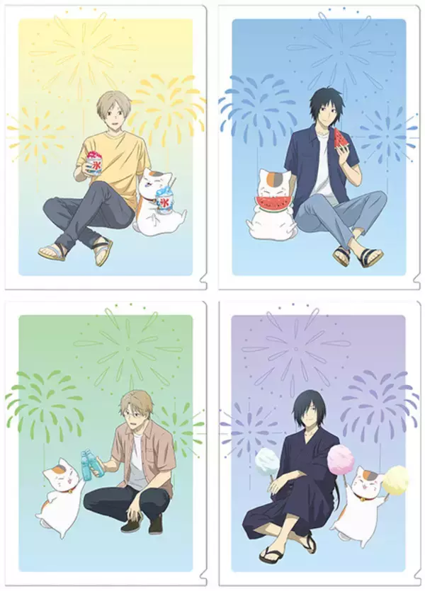 「「夏目友人帳」ニャンコ先生がかき氷、すいか、綿あめ…夏を満喫♪ 新グッズ登場＆ブロマイドがもらえるアニメイトフェア開催」の画像