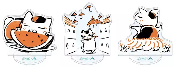 「「夏目友人帳」ニャンコ先生がかき氷、すいか、綿あめ…夏を満喫♪ 新グッズ登場＆ブロマイドがもらえるアニメイトフェア開催」の画像