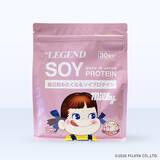 「ペコちゃんと一緒に筋トレ！ 不二家「ミルキー」と同じ練乳を使用！「be LEGEND」コラボプロテイン最新作「ミルキー風味」登場」の画像1