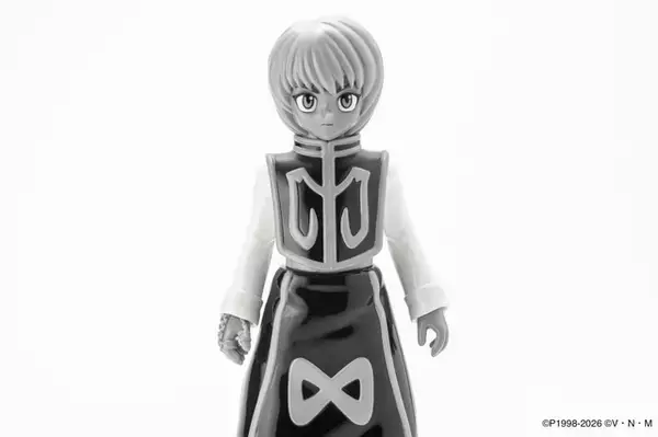 「クラピカがモノクロのソフビで登場!? 「HUNTER×HUNTER」よりソフビシリーズの新作が発売！」の画像